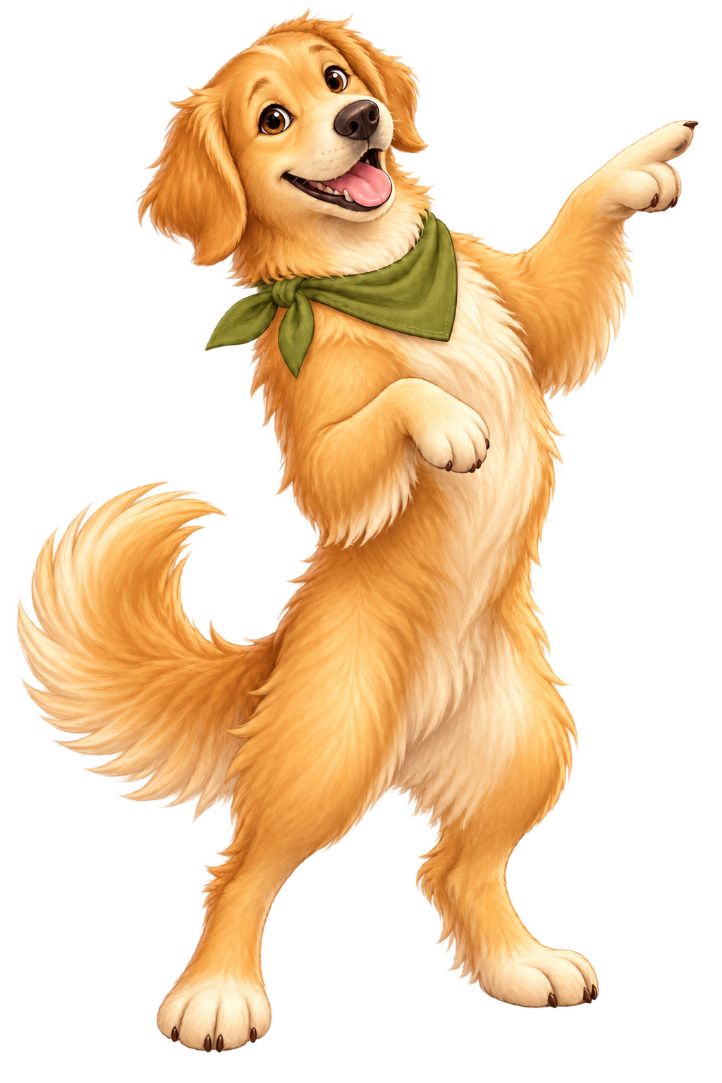 开场金毛犬